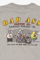 Vintage Gray Bad Ass Coffee Co. T-Shirt (2000s)