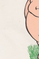 Vintage Cute Pigs Cartoon Funny Distressed Front/Back Single Stitch T-Shirt (1990s)