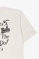 Vintage "It Takes A Lot Of Balls To Golf The Way I Do" Jamaica Funny T-Shirt (1990s)