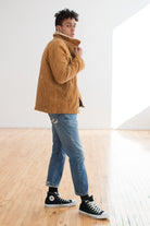 Gold Corduroy Winter Coat