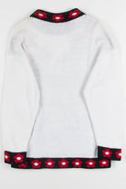 Vintage Floral Tennis Sweater