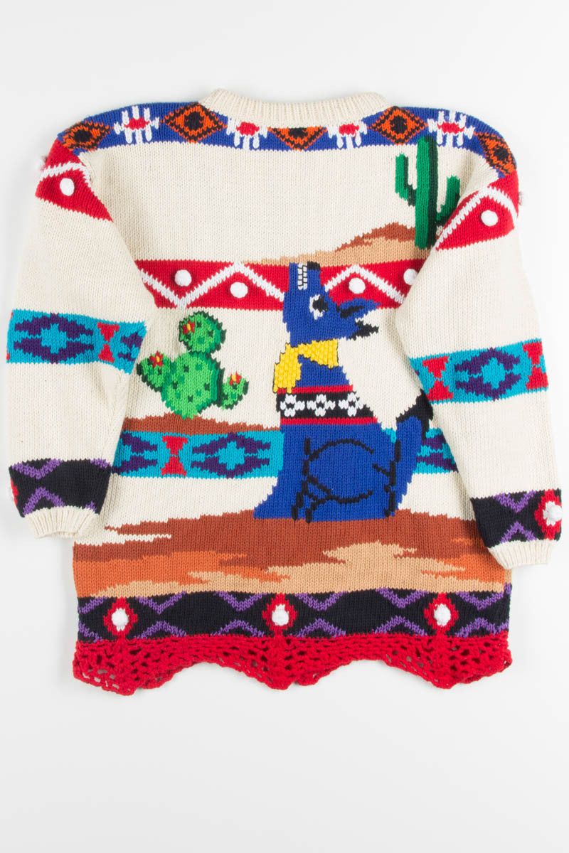 Vintage Desert Cactus Sweater