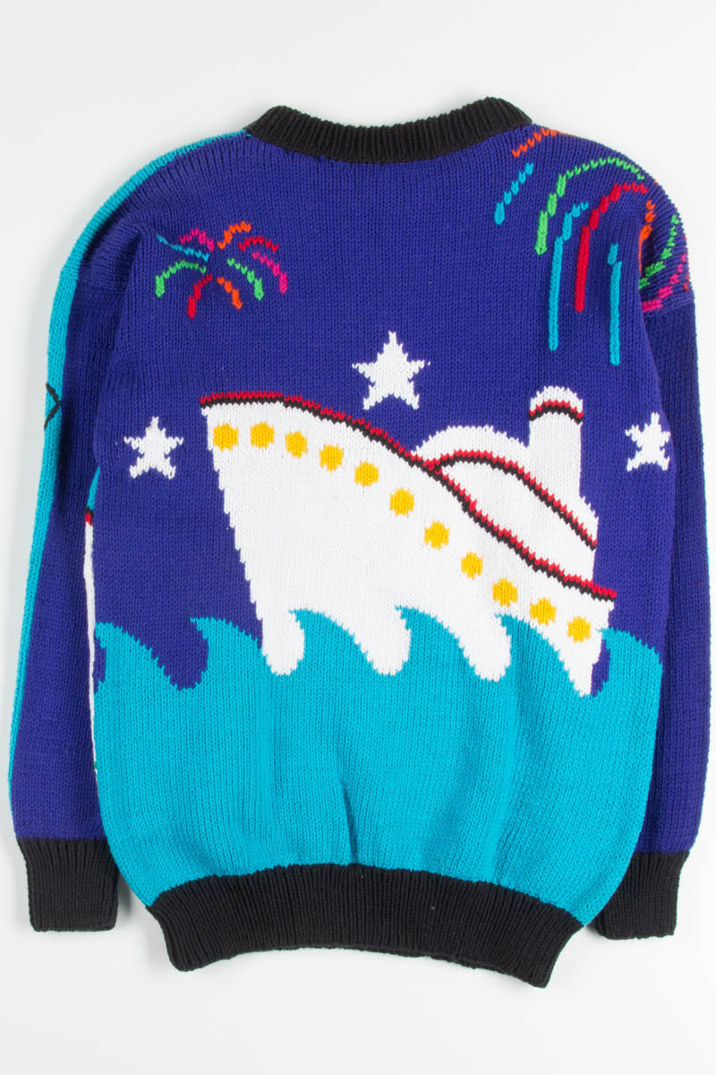 Vintage Cruise Liner Sweater
