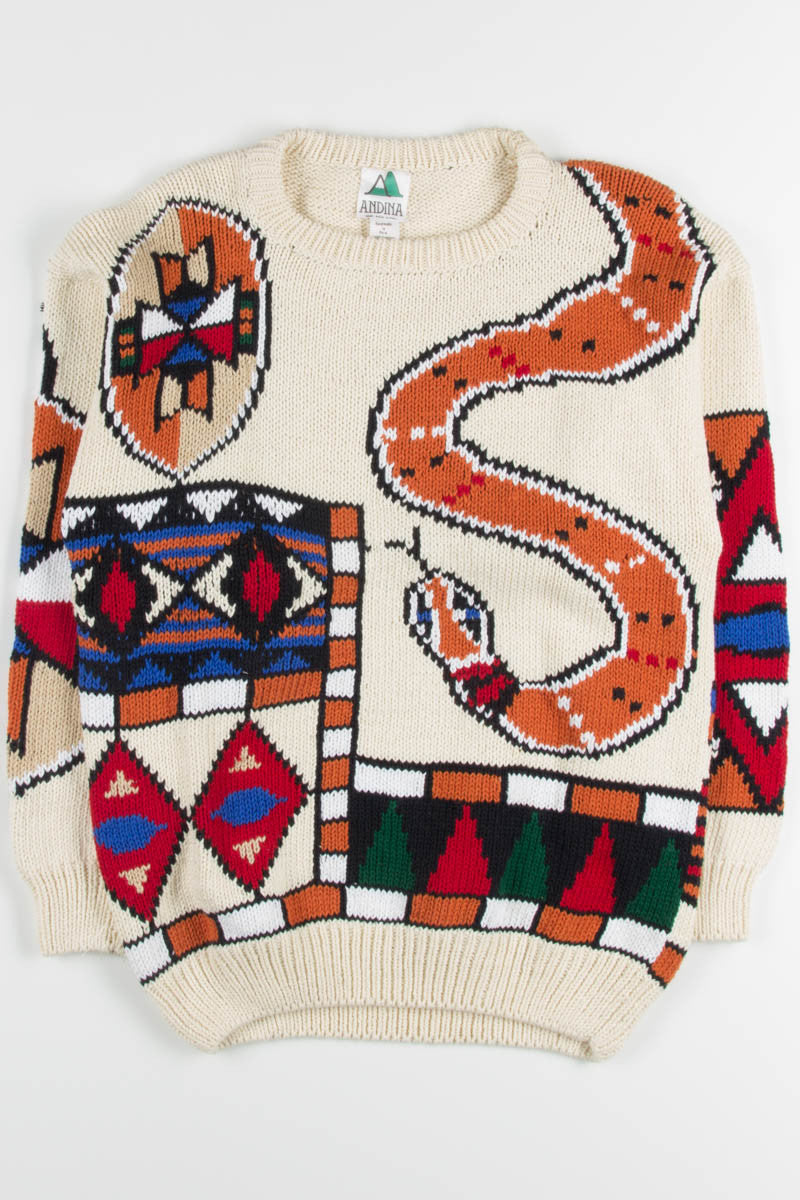Vintage Rattle Snake Sweater