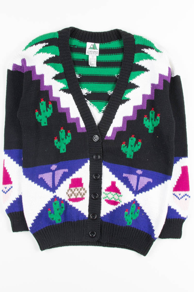 Vintage Cactus Cardigan