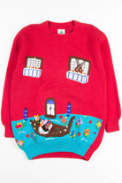 Vintage Gondola Lovers Sweater