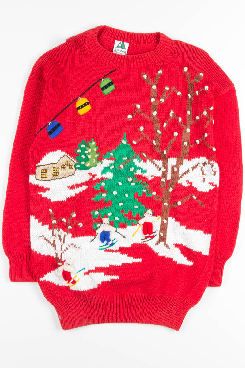 Vintage Skiers Sweater