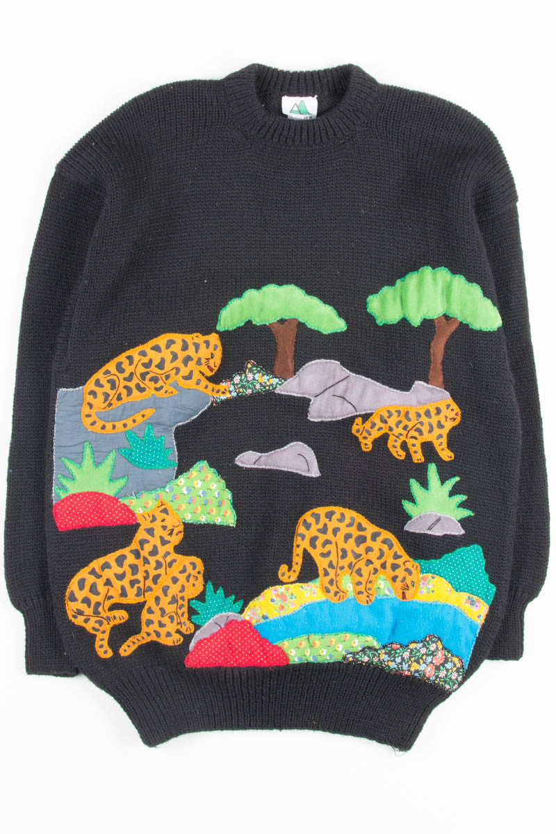 Vintage Cheetahs Sweater