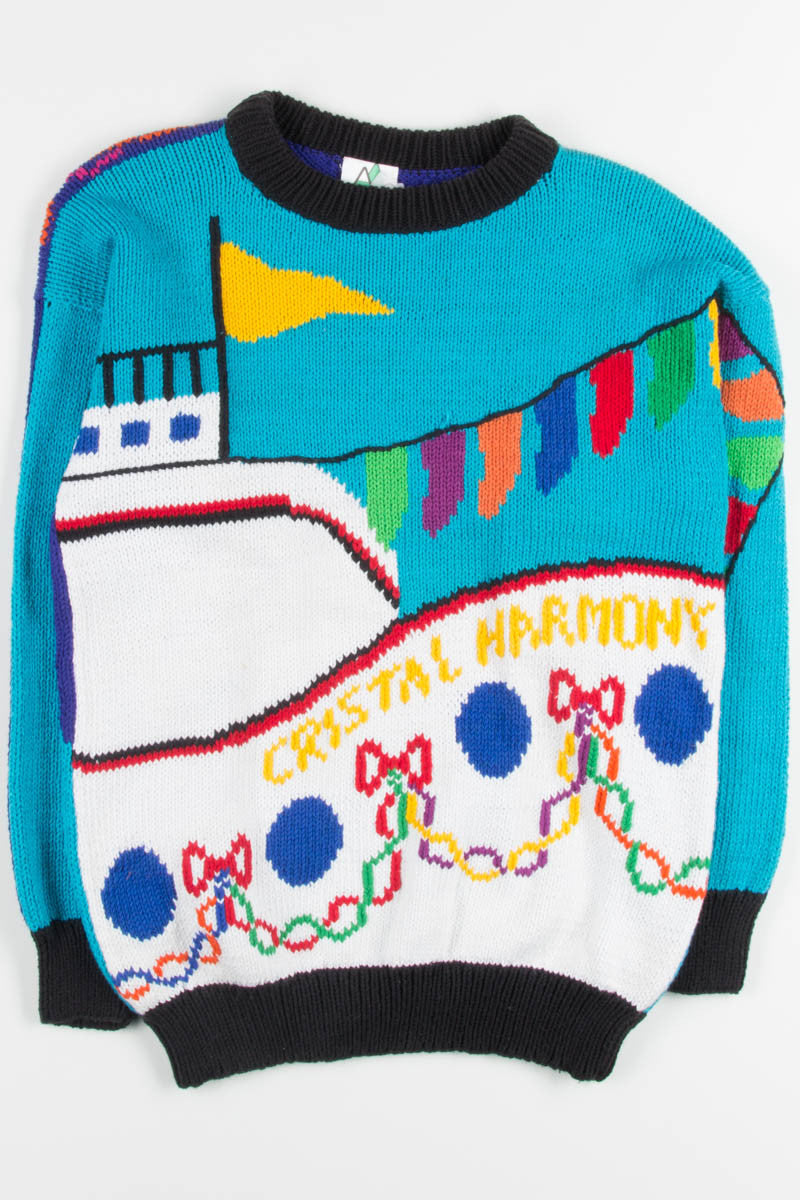 Vintage Cruise Liner Sweater