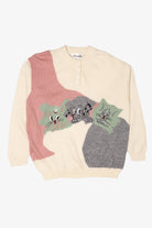 Vintage Marella Puppy And Kittens Graphic Sweater (1990s)