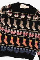 Vintage Susan Bristol Socks And Mittens Sweater (1980s)