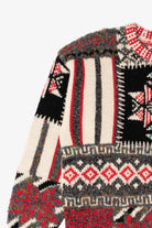 Vintage Hand Knit Lizwear Patchwork Sweater (1990s)