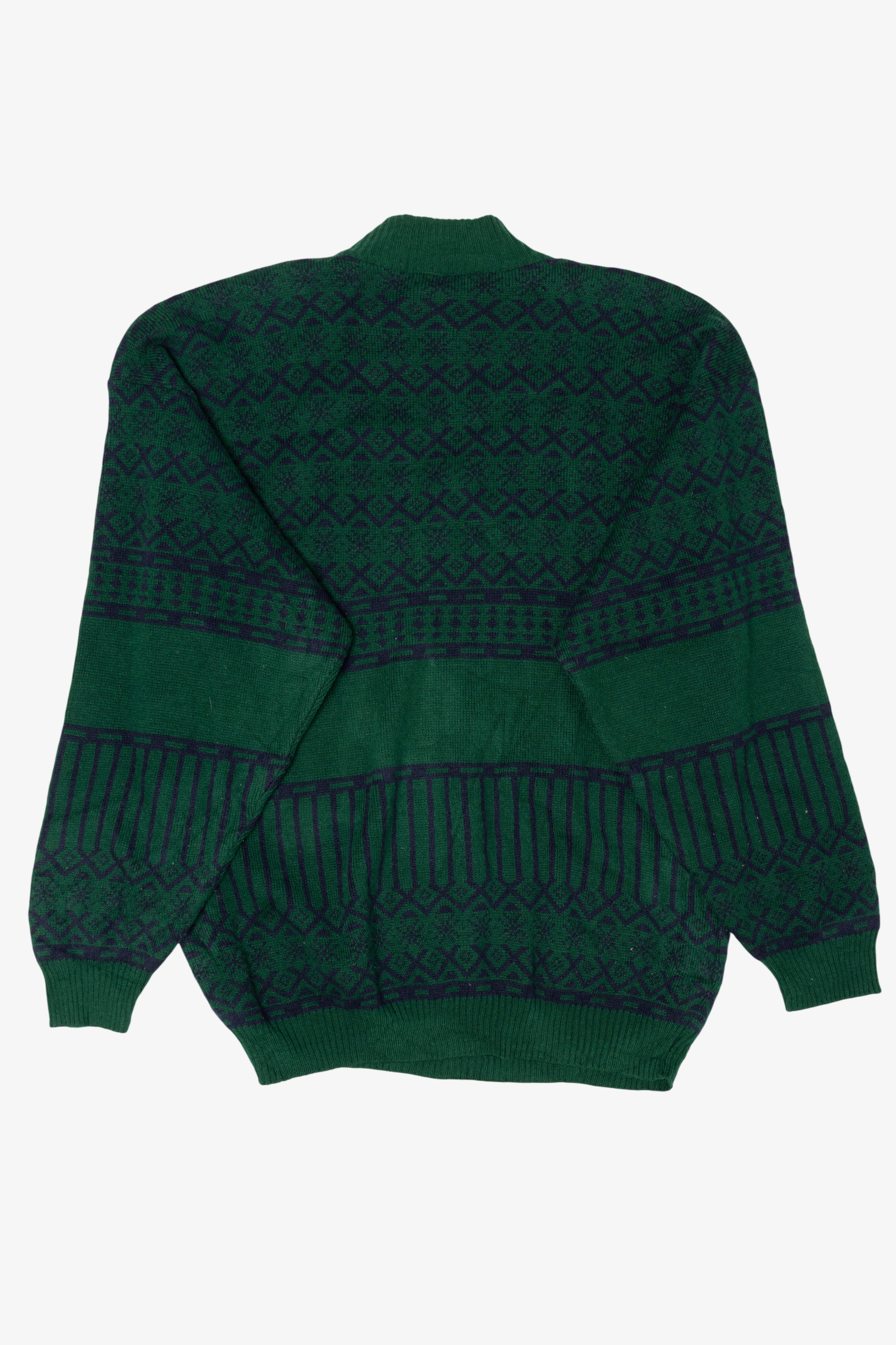 Vintage Green HorizonIV "Private Joke" Sweater (1980s)