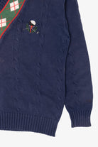 Vintage Navy Blue John Ashford Golf Sweater (1990s)