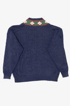 Vintage Navy Blue John Ashford Golf Sweater (1990s)