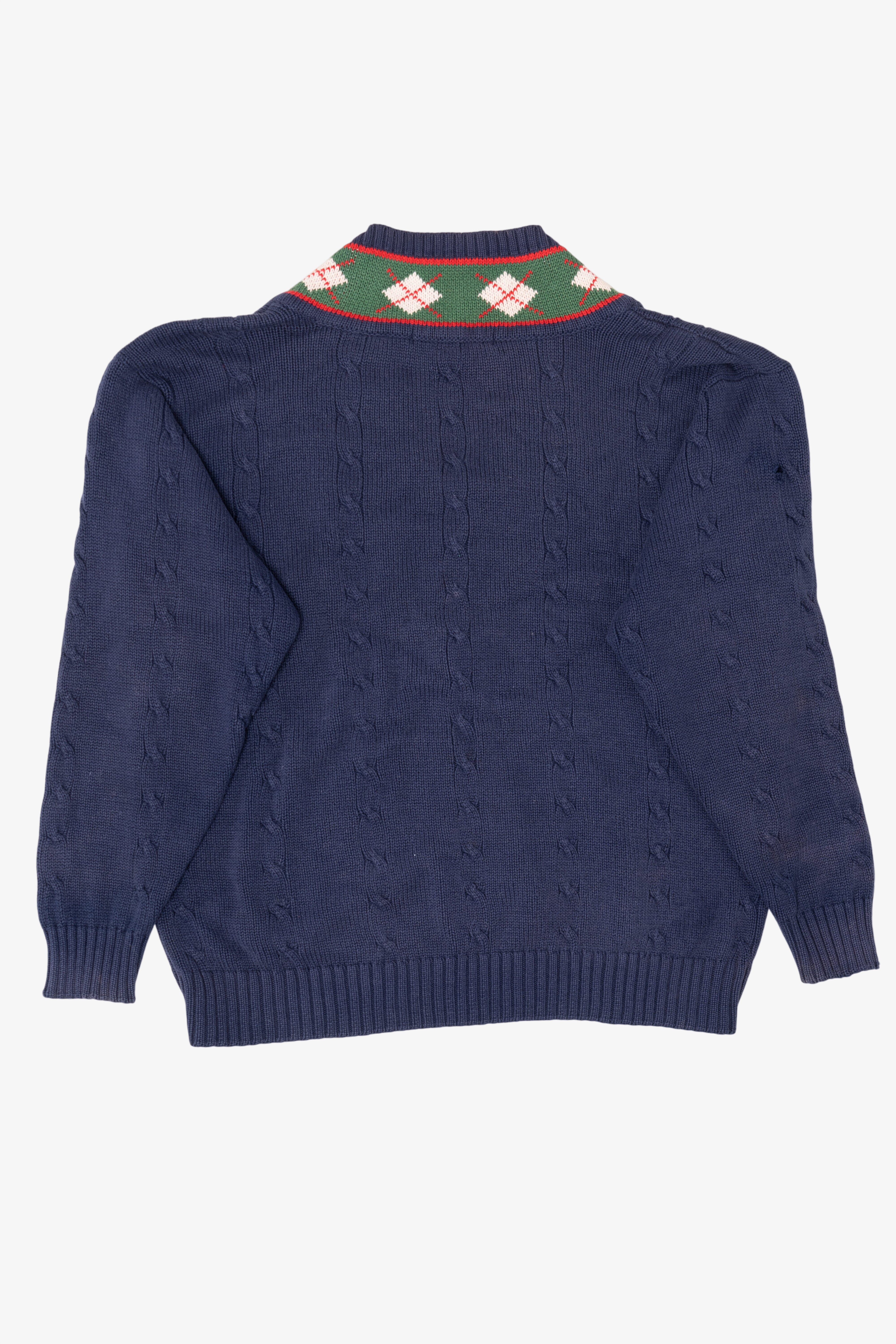 Vintage Navy Blue John Ashford Golf Sweater (1990s)