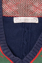Vintage Navy Blue John Ashford Golf Sweater (1990s)