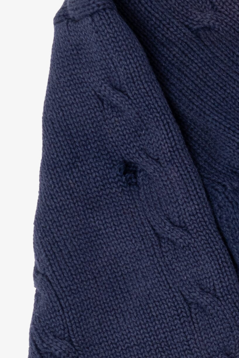 Vintage Navy Blue John Ashford Golf Sweater (1990s)