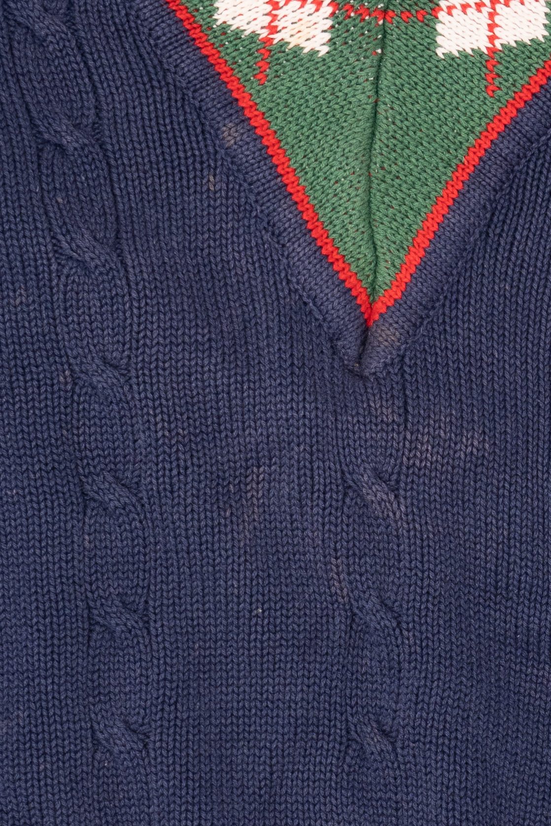 Vintage Navy Blue John Ashford Golf Sweater (1990s)