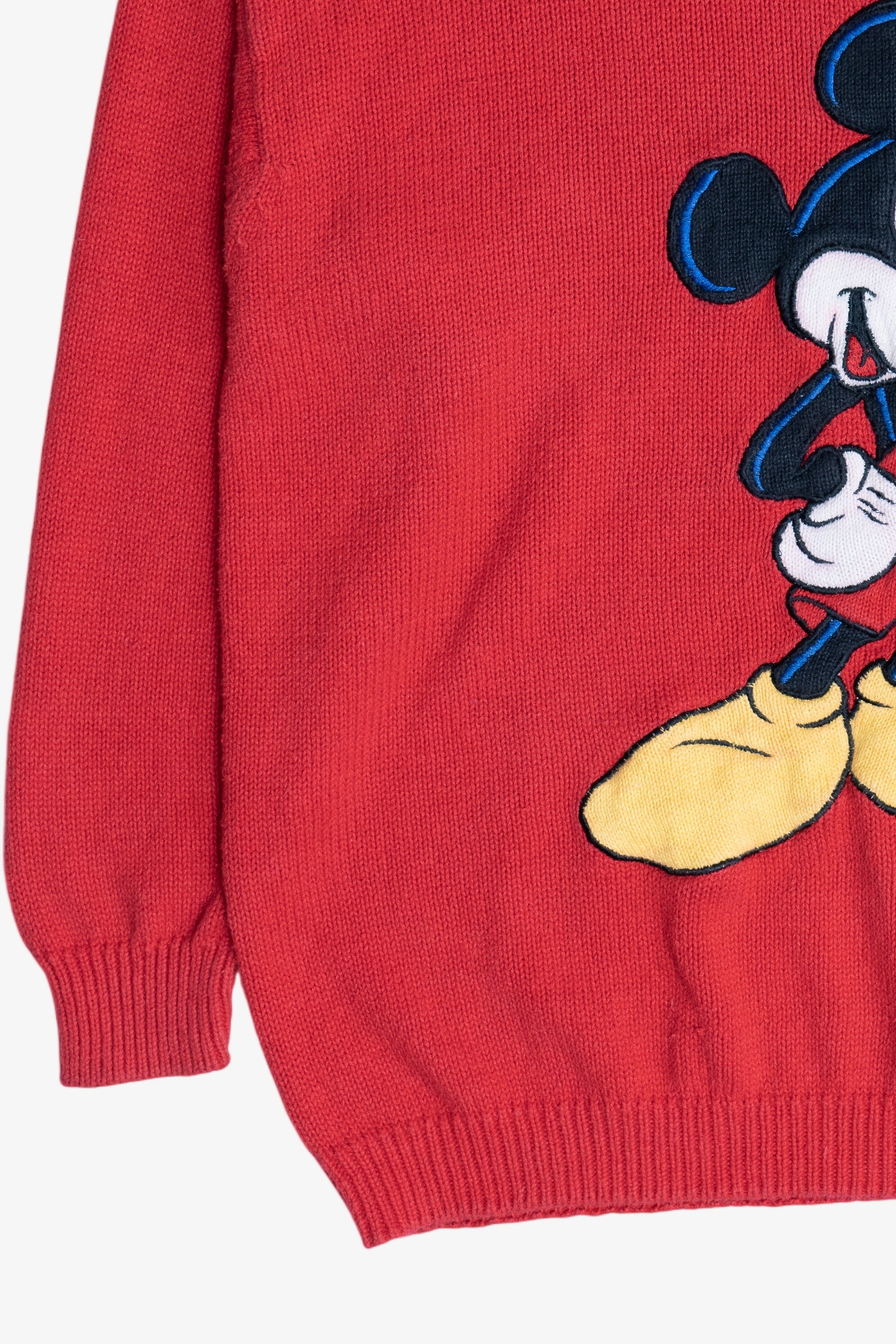 Vintage Mickey Unlimited Mickey Mouse Applique Sweater (1990s)