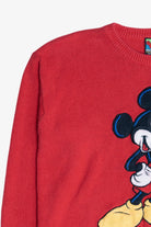 Vintage Mickey Unlimited Mickey Mouse Applique Sweater (1990s)