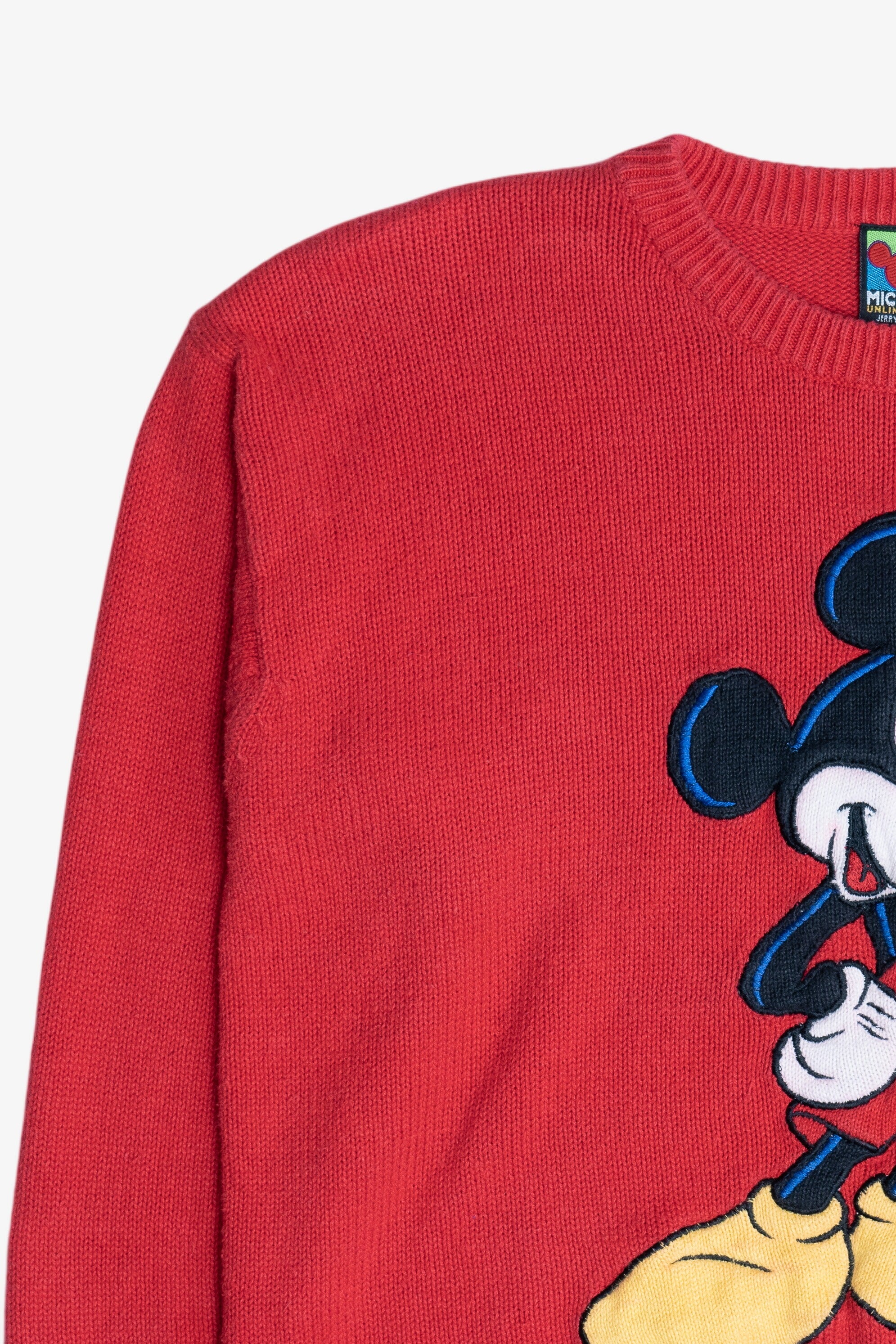 Vintage Mickey Unlimited Mickey Mouse Applique Sweater (1990s)