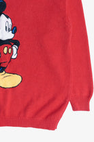 Vintage Mickey Unlimited Mickey Mouse Applique Sweater (1990s)