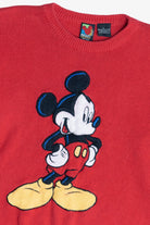 Vintage Mickey Unlimited Mickey Mouse Applique Sweater (1990s)