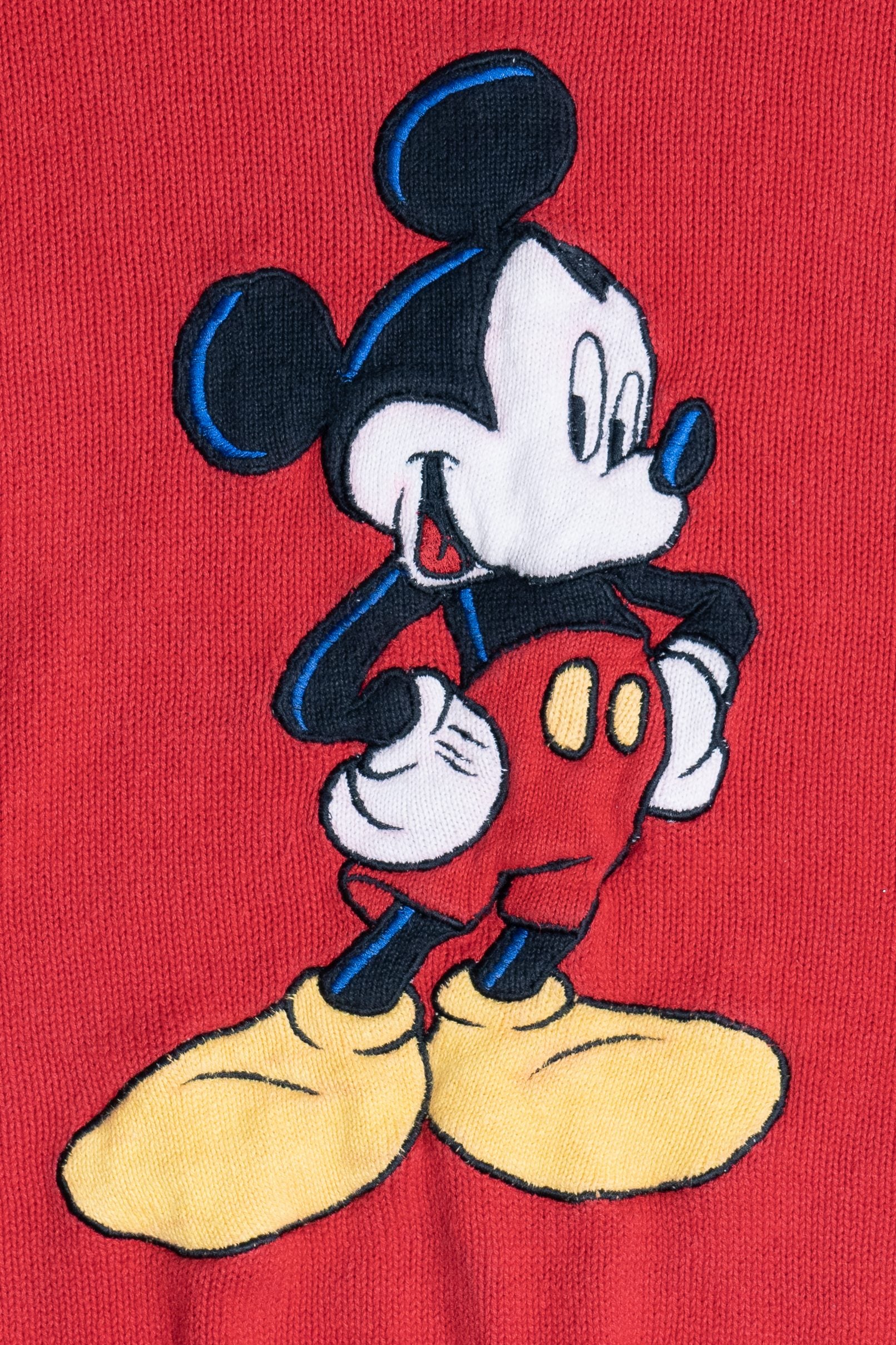 Vintage Mickey Unlimited Mickey Mouse Applique Sweater (1990s)