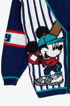 Vintage Kid's Mickey Mouse Baseball Star Cardigan Sweater (1990s)