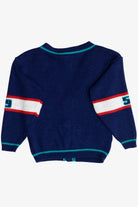 Vintage Kid's Mickey Mouse Baseball Star Cardigan Sweater (1990s)