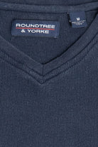Vintage Navy Roundtree & Yorke Stripe Sweater (1990s)