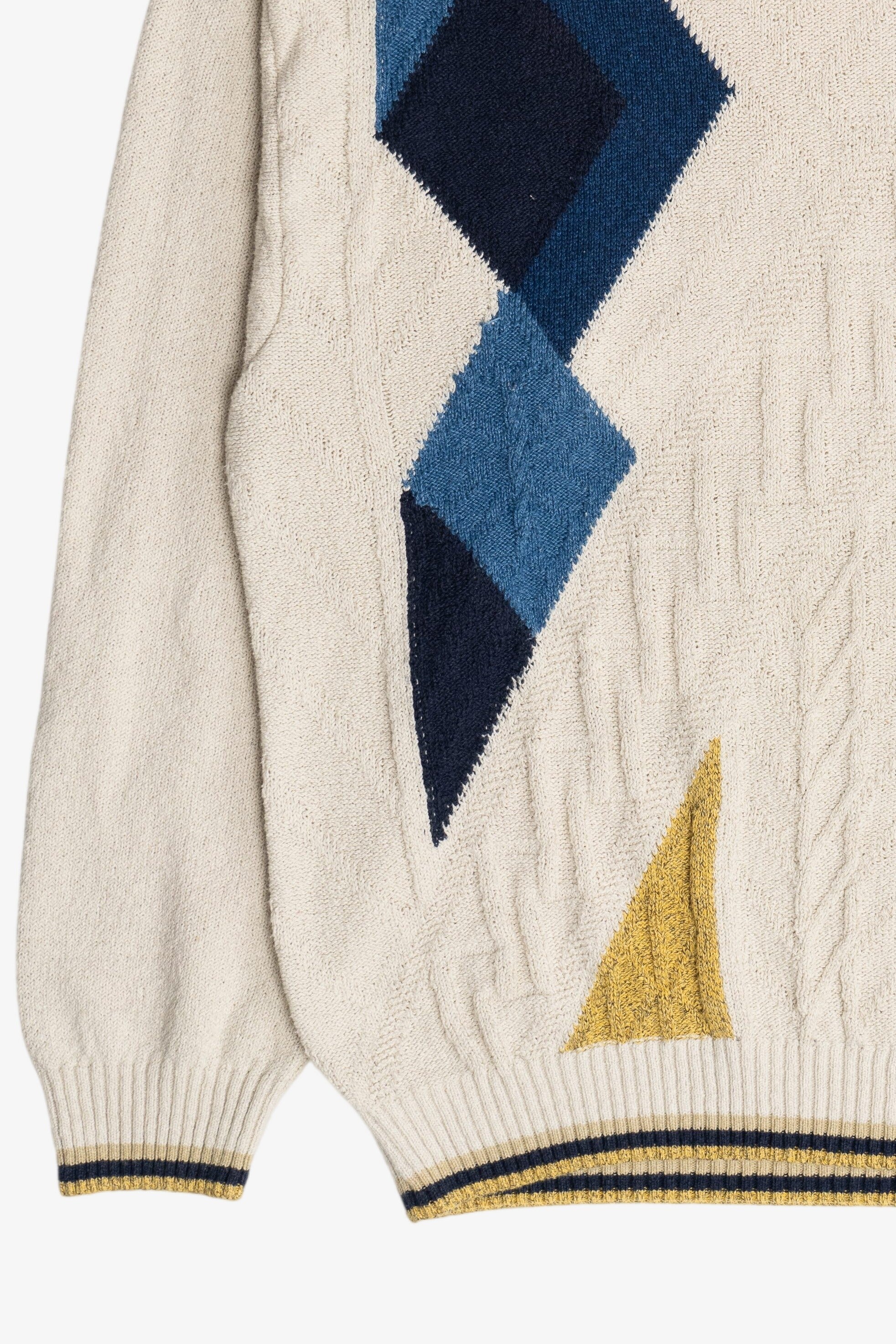 Vintage Brian Scott Diamond Graphic 80s Sweater (1980s)