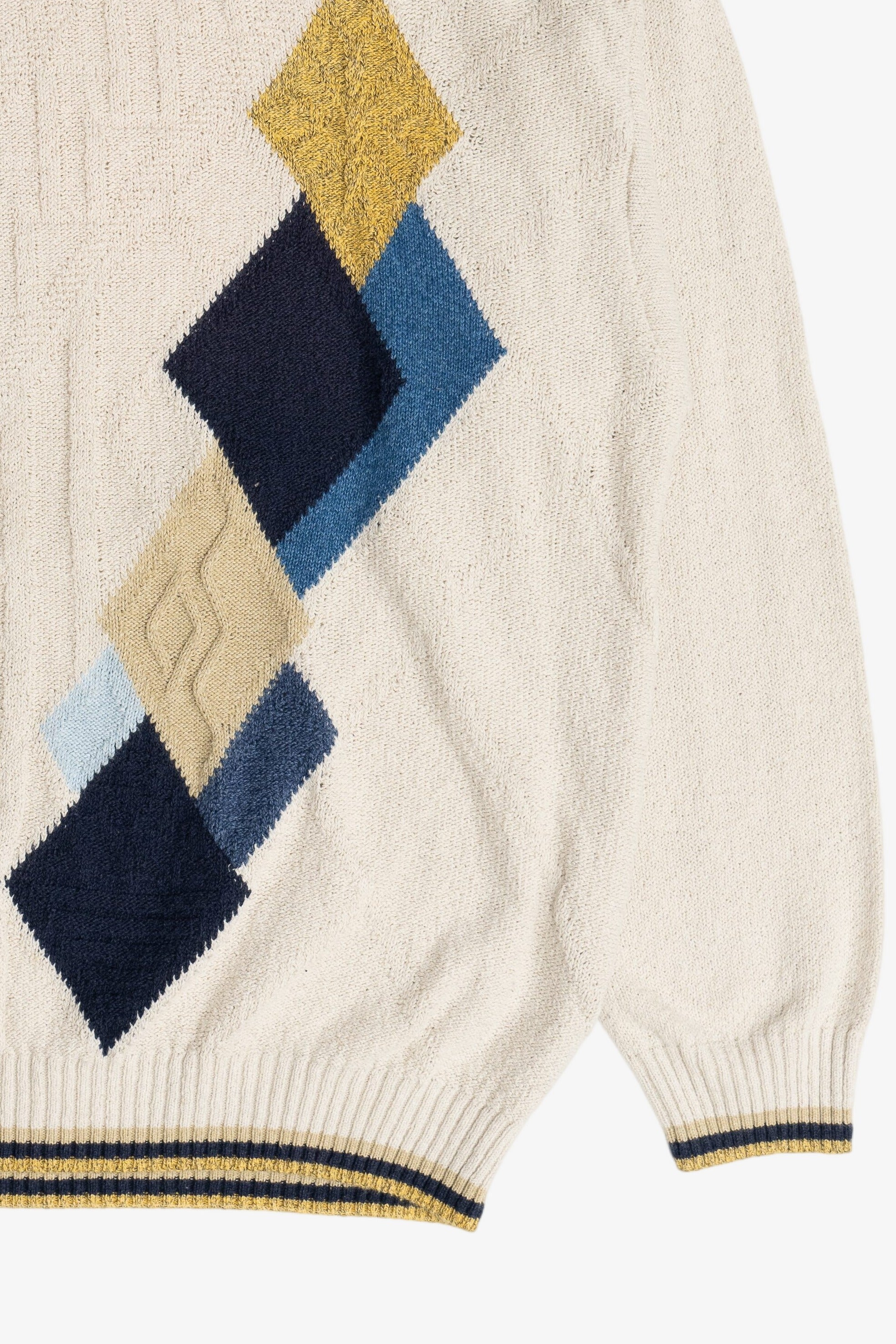 Vintage Brian Scott Diamond Graphic 80s Sweater (1980s)