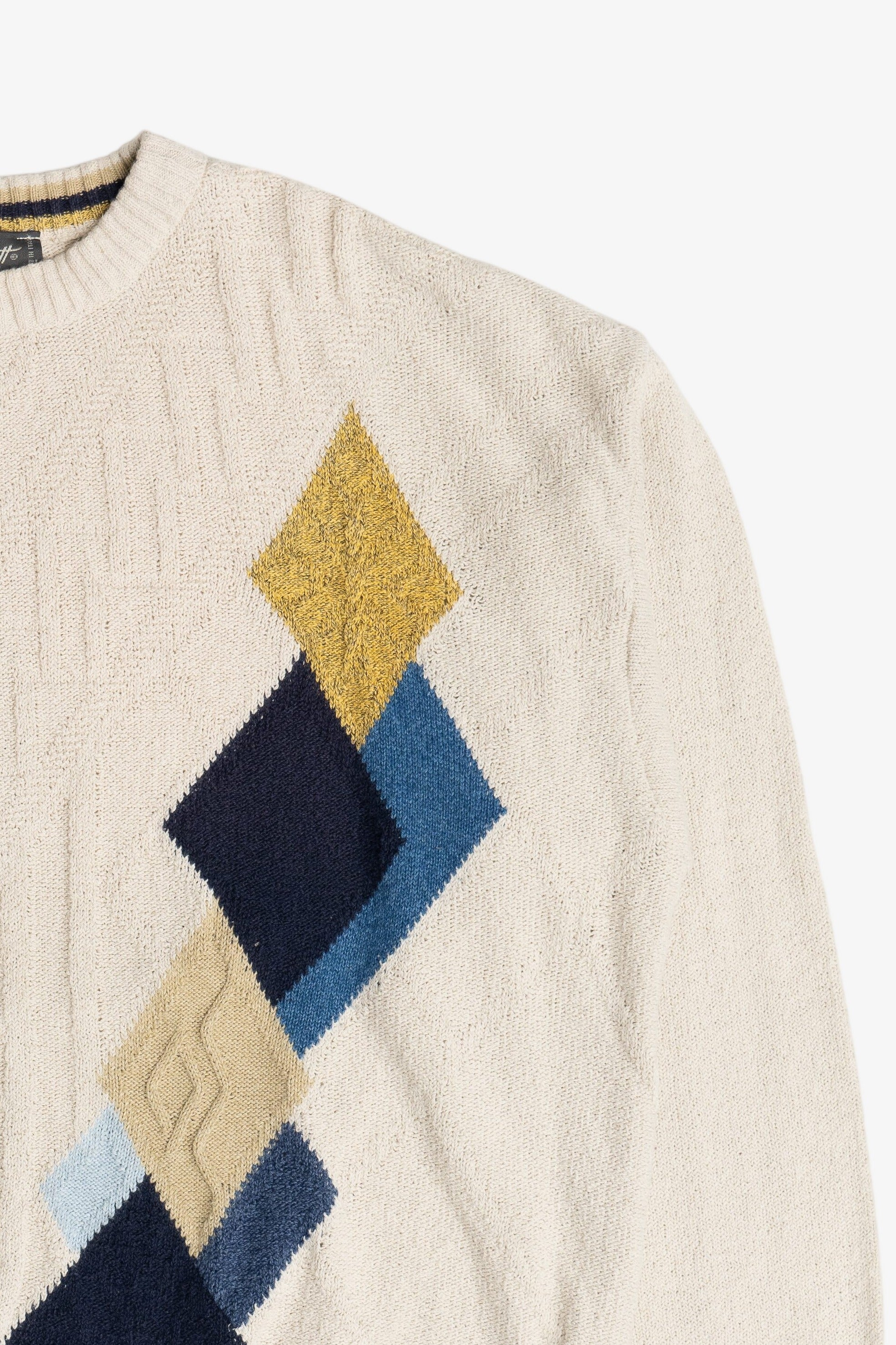 Vintage Brian Scott Diamond Graphic 80s Sweater (1980s)