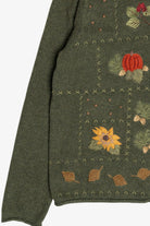 Vintage Croft & Barrow Sunflower Autumn Harvest Sweater (1990s)