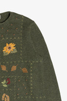 Vintage Croft & Barrow Sunflower Autumn Harvest Sweater (1990s)