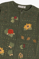 Vintage Croft & Barrow Sunflower Autumn Harvest Sweater (1990s)