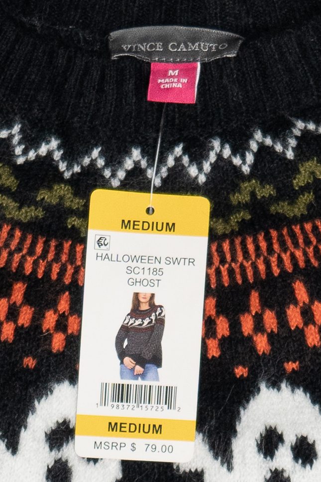 Halloween Ghosts Fair Isle Sweater (2020s)