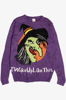 "I Woke Up Like This" Witch Halloween Sweater (2010s)