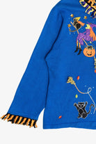 Vintage Jack B. Quick Halloween Night Sky Cardigan Sweater (1990s)