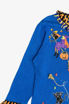 Vintage Jack B. Quick Halloween Night Sky Cardigan Sweater (1990s)