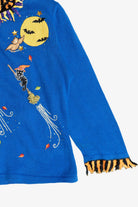 Vintage Jack B. Quick Halloween Night Sky Cardigan Sweater (1990s)