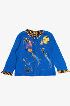 Vintage Jack B. Quick Halloween Night Sky Cardigan Sweater (1990s)
