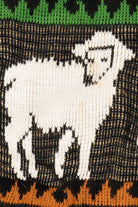 Vintage Farm Animals Motif Teasers Autumn Harvest Sweater (1990s)