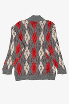 Vintage Gray Gotham Argyle Sweater (1990s)