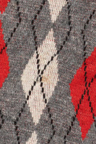 Vintage Gray Gotham Argyle Sweater (1990s)