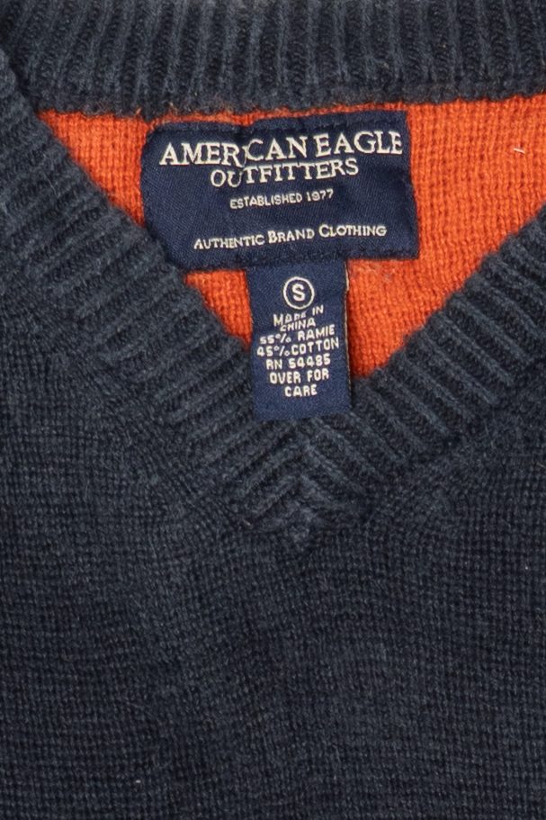 Vintage Navy Blue American Eagle Sweater (1990s)