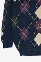 Vintage Stone Haven Argyle Sweater (1990s)