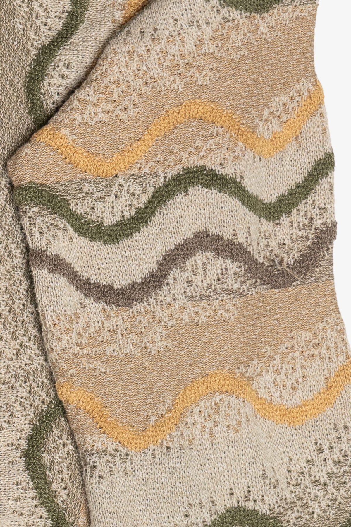 Vintage Tundra Wavy Coogi-Style 3D Knit Sweater (1980s)
